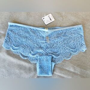 NWT Intimately Free People Brief Lace Size XS Underwear Panties in Cerulean Blue